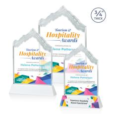 McKinley VividPrint Award on Newhaven - White - Crystal Awards