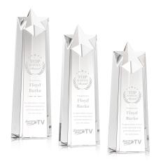 Delaware Star Award - Clear - Crystal Star Awards