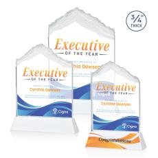 Everest VividPrint Award on Newhaven - White - Crystal Awards