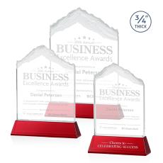 Everest Award on Newhaven - Red - Crystal Awards