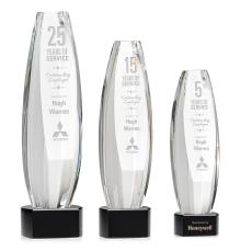 Hoover Award on Paragon Base - Black - Crystal Awards