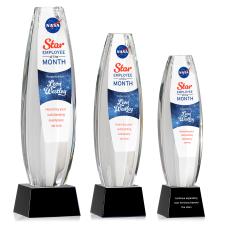 Hoover VividPrint Award on Robson Base - Black - Crystal Awards