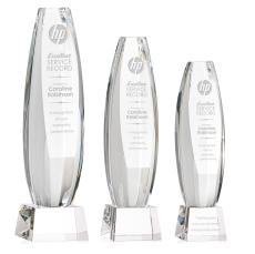 Hoover Award on Robson Base - Clear - Crystal Awards