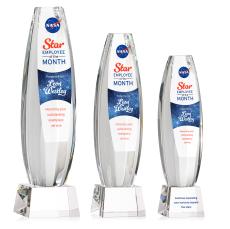 Hoover VividPrint Award on Robson Base - Clear - Crystal Awards