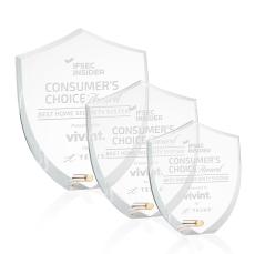 Polaris Shield Award - Gold - Acrylic Awards