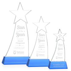 Manolita Star Award - Sky Blue - Crystal Awards