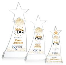 Manolita VividPrint Award - Clear - Crystal Star Awards