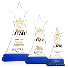 Manolita VividPrint Award - Blue - Crystal Star Awards