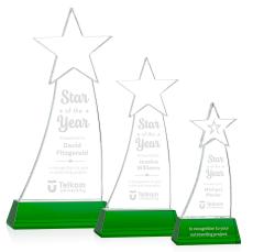 Manolita Star Award - Green - Crystal Star Awards