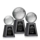 Golf Ball Award on Tall Marble Base