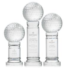 Golf Ball Award on Colverstone Base - Crystal Awards