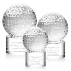 Golf Ball Award on Marvel Base  - Coach Awards