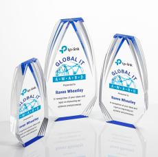 Lantana VividPrint Award - Blue - Octagon Awards