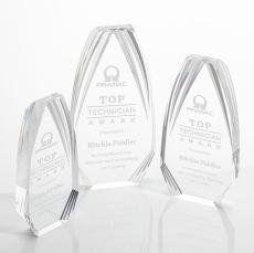 Lantana Award - Clear - Octagon Awards