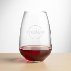 Oldham Stemless Wine - Deep Etch - Wine Glasses