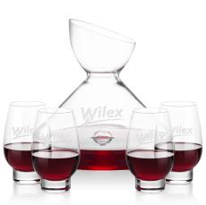 Woodbury Carafe & Glenarden Stemless Wine - Carafes