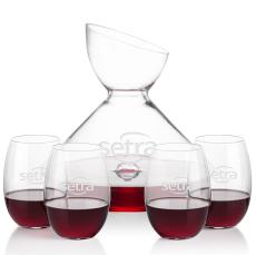 Woodbury Carafe & Carlita Stemless Wine - Carafes