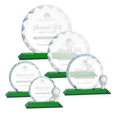 Nashdene Award - Green - Green Crystal Awards
