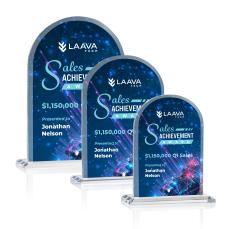 Bridgeport VividPrint Award - Clear - Crystal Awards