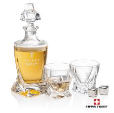Seneca Decanter Set & Ice Cubes - Barware Gift Sets