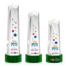 Ellesmere VividPrint Award on Marvel - Green - Crystal Star Awards