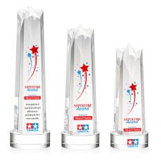Ellesmere VividPrint Award on Stanrich - Clear - Crystal Star Awards
