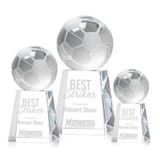 Soccer Ball Award on Celestina Base - Coach Awards
