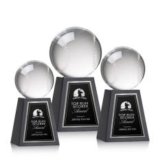 Baseball Award on Tall Marble Base - Coach Awards