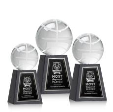 Basketball Award on Tall Marble Base - Recognition Awards