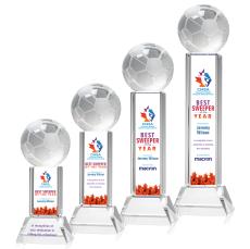 Soccer Ball VividPrint Award on Stowe - Clear - Full Color Awards