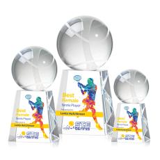 Tennis Ball VividPrint Award on Celestina - Crystal Awards