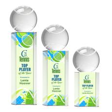 Tennis Ball VividPrint Award on Dakota - Crystal Awards