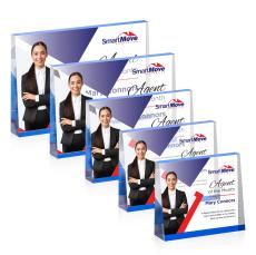 Lansing VividPrint Award - Blue (Horiz) - Recognition Awards