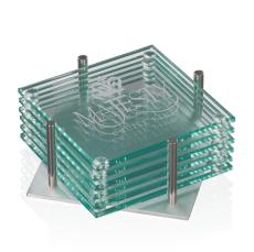 Square Coasters - Set of 6  - Corporate Gifts
