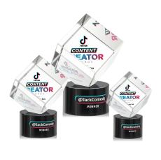 Burrill VividPrint Award on Marvel Base - Black - Square Awards