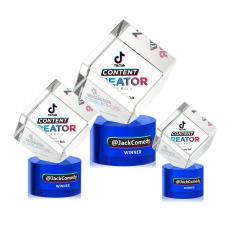 Burrill VividPrint Award on Marvel Base - Blue - Square Awards