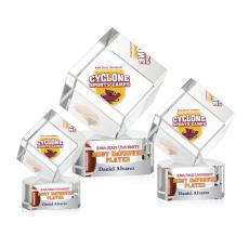 Burrill VividPrint Award on Paragon Base - Clear - Square Awards