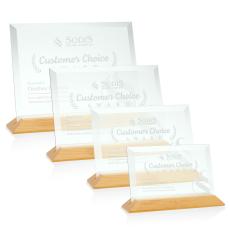 Embassy Award - Jade/Bamboo (Horiz) - Rectangle Awards