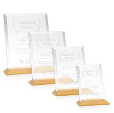 Embassy Award - Starfire/Bamboo (Vert) - Rectangle Awards