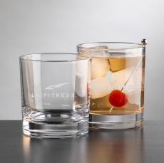 Whitlock OTR/DOF - Deep Etch - On the Rocks Tumblers & Glasses