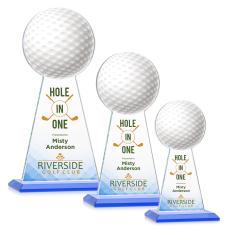 Edenwood Golf VividPrint Award - Sky Blue - Glass Awards