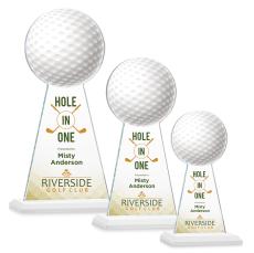 Edenwood Golf VividPrint Award - White - Circle Awards