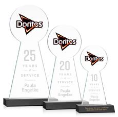 Laidlaw VividPrint/Etch Award - Black - Circle Awards