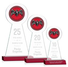 Laidlaw VividPrint/Etch Award - Red - Circle Awards