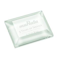 Claughton Paperweight - Deep Etch - Crystal Paperweights