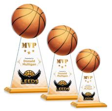 Edenwood Basketball VividPrint Award - Amber - Sport Awards