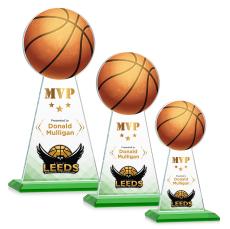 Edenwood Basketball VividPrint Award - Green - Sport Awards