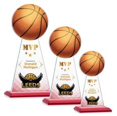 Edenwood Basketball VividPrint Award - Red - Sport Awards