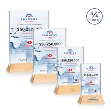 Walkerton VividPrint Award - Starfire/Bamboo (Vert) - Rectangle Awards