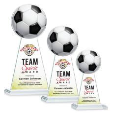 Edenwood Soccer VividPrint Award - Clear - Crystal Awards